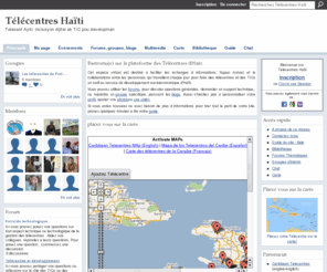 telecentres-haiti.com: Télécentres Haïti - Telesant Ayiti: inclusyon dijital ak TIC pou developman
Espace d'écange et de collaboration pour faire des télécentres et des TICs un outil au service du développement socioéconomique d'Haïti