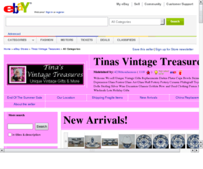 tinasvintagetreasures.com: Tinas Vintage Treasures
My eBay Store