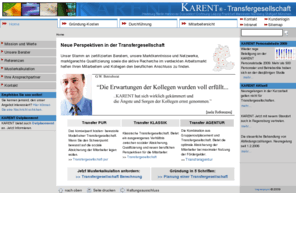 transfergesellschaft.com: KARENT Transfergesellschaft: Transfergesellschaft und Outplacementberatung bundesweit
Transfergesellschaft mit 14 Standorten. Infos zu Referenzen, Kosten, Planung, Gründung und Durchführung von Transfergesellschaften