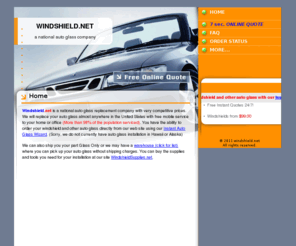 windshield.net: WINDSHIELD.NET - A National Auto Glass Replacement Company
New windshields from $99 nationwide.
