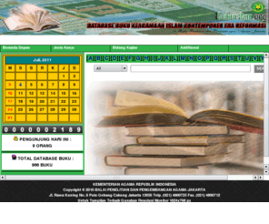 bukuislam.org: ..::Database Buku Keagamaan Islam Era Reformasi::..
Database Buku Keagamaan Islam Era Reformasi.