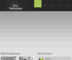 elite-technicians.com: Elite Technicians: About
Elite Technicians offers technology service and repairs on computers, TV and home theater, appliances, cameras, gaming, consoles, mobile phones, webdesign and more.