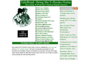 gizprose.com: TeleRead: Bring the E-Books Home
TeleRead: Bring the E-Books Home!