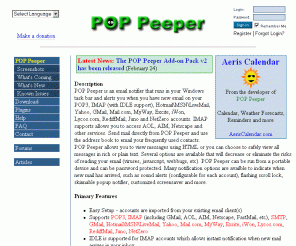 poppeeper.com: POP Peeper - Email Notification
