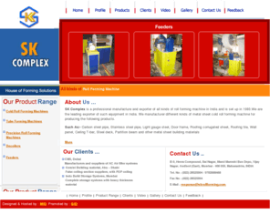 coldrollforming.com: Cold Roll Forming Machines, Tube Forming Machines, Precision Roll Forming Machines, Deecoilers, Feeders, Mumbai, India
Manufacture & Exporter Of Roll Forming Machine, Tube Forming Machine, Precision Roll Forming Machine, Decoilers, Hydraulic Decoiler, Manual Decoiler, Cold Roll Forming Machines, Mumbai, India