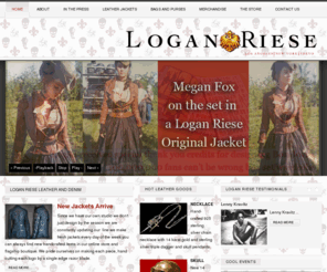 loganriese.com: Logan Riese Custom Leather Jackets and Accessories | HOME | Los Angeles | New York | Tokyo
Logan Riese