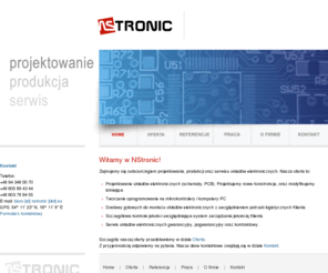 nstronic.eu: Projektowanie elektroniki, obwodów drukowanych, PCB, produkcja, serwis
Układy elektroniczne i obwody drukowane. Projektowanie, produckja, serwis.