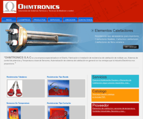 ohmtronics.com: Ohmtronics - Soluciones de Sistemas Termicos y Tecnicas de Medicion y Control
