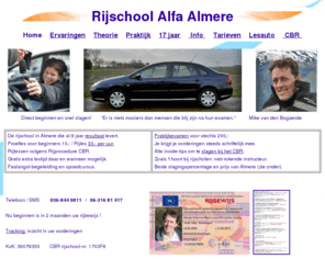 rijschool-alfa.nl: Rijschool Alfa Almere (33,-/uur)
beste rijschool in almere