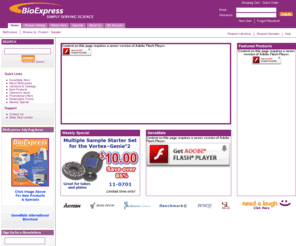 thebioexpress.com: BioExpress - Simply Serving Science
Equipment, Reagents, and Consumables for Life Science Research