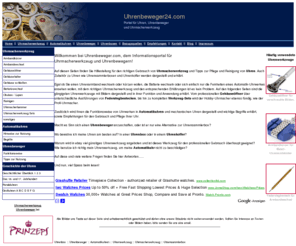 uhrenbeweger24.com: Uhrmacherwerkzeug Uhrenbeweger Uhrenwerkzeug
Portal für professionelles Uhrmacherwerkzeug, Uhrenbeweger, Automatikuhren und Chronographen, Herrenuhren und Damenuhren, Uhrensammlerboxen und Uhrenwerkzeug.