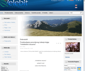 pp-velebit.hr: Dobrodošli
Velebit! Park prirode Velebit