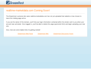 realtime-marketdata.com: realtime-marketdata.com Coming Soon!
The owner of this domain has not yet uploaded their website.