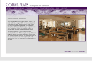 gothampilateslajolla.com: Gotham Pilates in La Jolla | pilates classes and private instruction
Pilates studio in La Jolla, California offers pilates classes, private lessons and an instructor training program - see schedule link for current classes