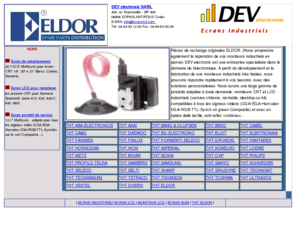 tht-eldor.com: DEV electronic SARL - Moniteur CRT et LCD compatibles pour CN NUM...
DEV electronic vous propose une gamme compl