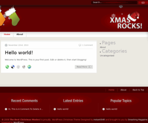 xmasrocks.com: The Best Christmas Movies
Find the best Christmas movies and songs on XMASRocks.com!