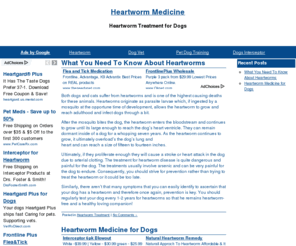 dogheartwormmedicine.com: Heartworm Medicine and Treatment for Dogs
Your Source for Heartworm Medicine and Treatment Advice for Dogs.