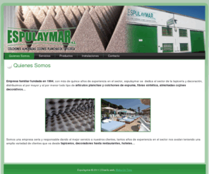 espulaymar.com: Espulaymar
ESPUMAS EN MALAGA, colchoneria, rellenos de espuma malaga, venta de colchones, todo en espumas ESPULAYMAR