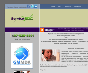 servicebdc.com: Service BDC - Phone Appointment Service, Scheduling Business Center, Online Scheduling Services
Service BDC is the one-stop scheduling solution for your phone appointments and online scheduling services in your dealership. With the competitive price structure, Service BDC takes care of  all Incoming service calls, scheduling applications, schedule your appointment online, Schedule Services, manage scheduling system service management software and enter them all into your DMS and set appointments when you want the drive to be busy.