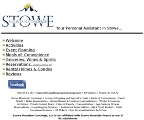 stowemountainconcierge.com: Stowe Mountain Concierge
We are 