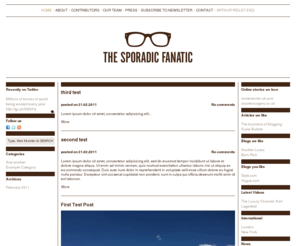 thesporadicfanatic.co.uk: The Sporadic Fanatic
