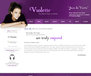 viomusic.com: Violettemusic.com - The Official home of Violette
The Official home of the young french Singer-Songwriter