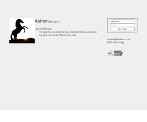 aethon.co.uk: Aethon Ltd. Internet & mobile consultancy, development and project management
Aethon Ltd. Internet & mobile consultancy, development and project management.