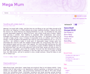 megamum.com: Mega Mum
A site for mums (moms) to read how to become mega