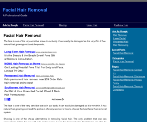 facial-hairremoval.org: Facial Hair Removal
Facial Hair Removal - A Professional Guide