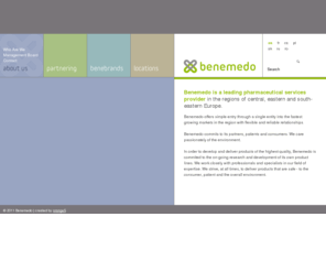 icmc-pharma.com: Benemedo. Swiss made care.
ICMC is a swiss company created in 2004: It produces pharmaceutical products
such as shampoos or creams suitable for sensitive skins and skins with various problems, such as dandruff or 
atopic exema.  