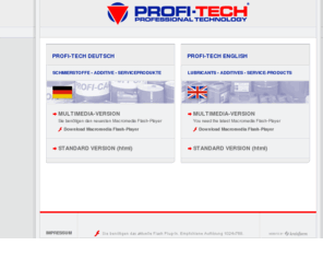 profi-lube.org: PROFI-TECH GmbH
Profi-Tech GmbH. Lubricants. Additives. Service-Products.