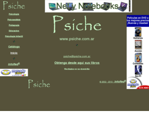 psiche.com.ar: 
Comentarios y ofertas de libros de psicologia y psiquiatria.