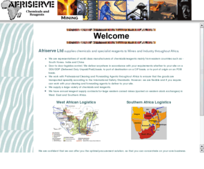 afri-serve.com: Afriserve Ltd - Chemicals and Reagents for Africa
Afriserve Ltd supplies chemicals and reagents to African industry and mines - professional, competitive ...