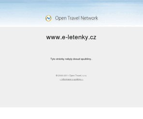 e-letenky.cz: e-Letenky.cz - Letenky do celého světa
e-Letenky.cz: Rezervace letenek na pravidelných linkách (ČSA, British Airways, KLM, Air France, ...) po celém světě. Akční levné letenky včetně nabídky lowcost dopravců.