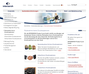 interseroh-product-cycle.com: Leere Druckerpatronen: Sammlung, Sortierung, Verkauf - INTERSEROH SE
Die INTERSEROH Product Cycle GmbH sammelt, sortiert und verkauft leere Druckerpatronen. Wir sind Ihr zuverlässiger und kompetenter Partner.