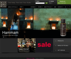 rituals.com: Home | Rituals.com | Your body. Your soul. Your rituals.
Welcome to Rituals.com. Your body. Your soul. Your rituals.