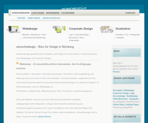andreas-wuensche.de: Wünsche Design -  :: WÜNSCHEDESIGN
Design in Nürnberg - Webdesign und Corporate Design in Nürnberg. Büro für Kommunikation mit Signalwirkung. Wünsche Design Nürnberg