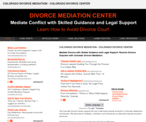 coloradomainstreet.com: Colorado Divorce Mediation - Colorado Divorce Center
Mediate Your Colorado Divorce with Skilled Guidance and Legal Support. Colorado Divorce Mediation. Learn about Colorado Divorce Center. Find Colorado Divorce Lawyer, Colorado Divorce Mediator, Colorado Arbitrator, Colorado Paralegal, Colorado Ombudsman. 