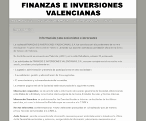 finanzaseinversionesvalencianas.com: Finanzas e Inversiones Valencianas
