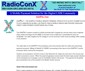 idaspal.com: The Push To Talk Organization
The PUSH TO TALK ORGANIZATION network supports the Icom IDAS 6.25 KHz radio system protocol.