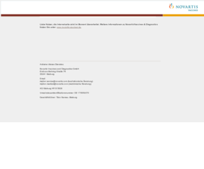 infektion.com: Willkommen bei Novartis Vaccines
Impfen.de - Das deutsche Infoportal zum Schutz vor Infektionskrankheiten
