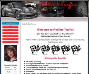 redlinetraffic.org: Redline Traffic Manual Traffic Exchange
RedlineTraffic.info - manual traffic exchange, 3:1 exchange ratio. Get unlimited hits to your site. It's all absolutely FREE!