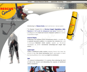 rescuegenie.com: Welcome to Rescue Genie
Rescue Genie, rescue system for work at height.