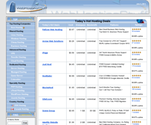 webhostingzine.com: Web Hosting Stuff - Ratings & Reviews for 16,662 Web Hosting Companies
Popular web hosting directory featuring 16,662 hosting companies and Top 10 Best Web Hosting Chart. Read useful research about each web host before you buy.