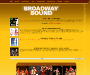 broadwaybound.org: Welcome to Broadway Bound Children's Theatre — Broadway Bound Children's Theatre
The home page of the Broadway Bound web site.