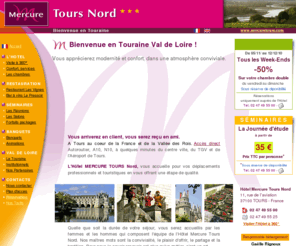 mercuretours.com: Mercure Tours Nord Hôtel 3*** Touraine Val de Loire | Site officiel
A Tours en Touraine Val de Loire. L'Hôtel MERCURE TOURS Nord, vous accueille pour vos déplacements professionnels et touristiques en vous offrant une étape de qualité.