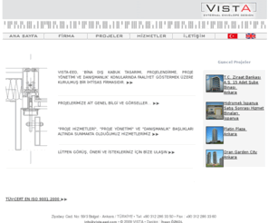 vista-eed.com: .:: VistA External Envelope Design ::.
Vista Proje & Danışmanlık Limited Şirketi