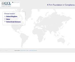 cclcompliance.com: CCL Compliance Consultants
Since 1988 CCL has been guiding companies just like yours through the complexities of FSA compliance. So you can concentrate on your business - while we help with your regulatory responsibilities.