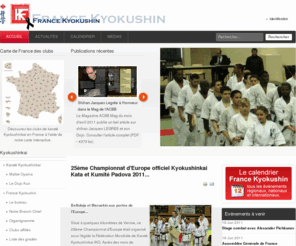 france-kyokushin.fr: France Kyokushin, association de clubs de karaté Kyokushinkai en France
FRANCE KYOKUSHIN est une association fédérant plusieurs clubs de KYOKUSHINKAI, qui a pour vocation de contribuer à faire découvrir et à développer le KYOKUSHINKAI ainsi que l’ESPRIT DE L’ART MARTIAL.