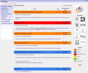 inforoutes.be: POLICE FEDERALE - INFO ROUTIERE
Federale Politie - Police Fédérale